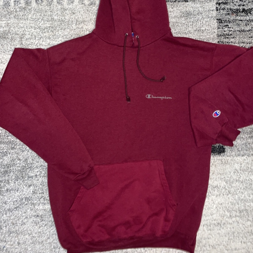 Vintage Champion Athletic Hoodie Sweatshirt-Size M